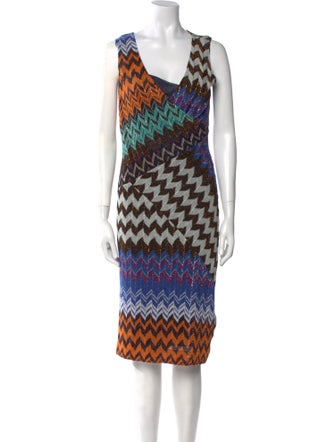 Missoni Printed Midi Length Dress