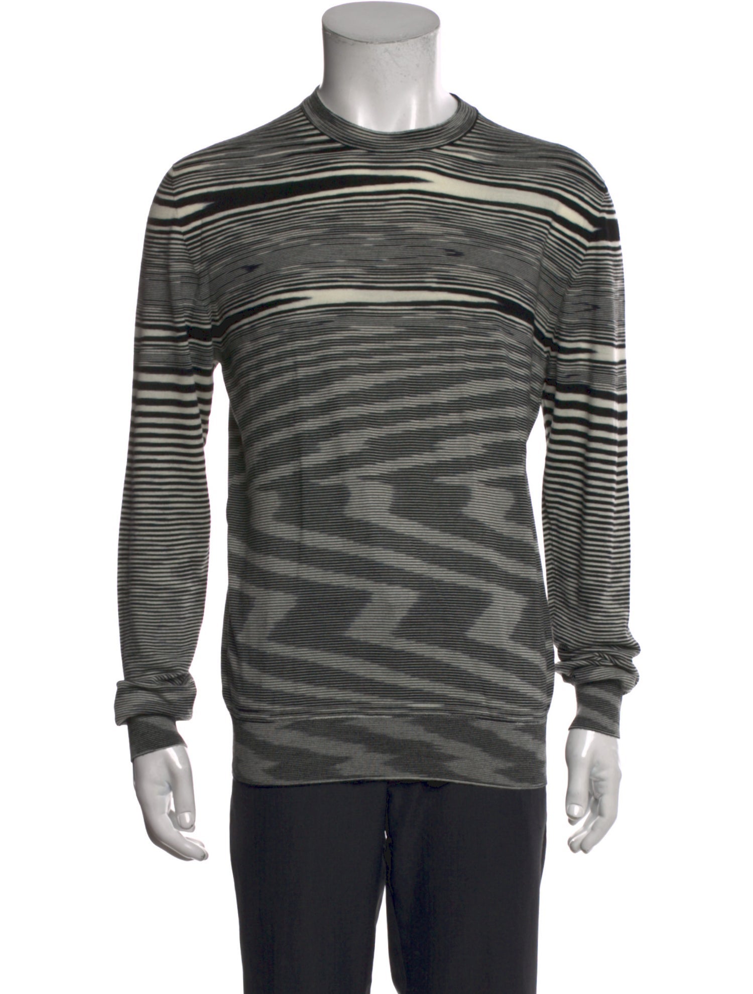 Missoni Striped Crew Neck Pullover