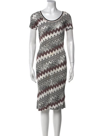 Missoni Tie-Dye Print Midi Length Dress
