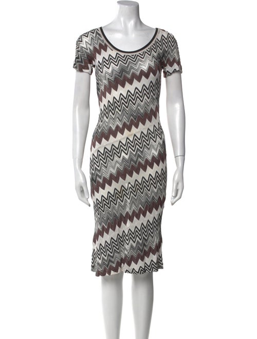 Missoni Tie-Dye Print Midi Length Dress