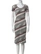 Missoni Tie-Dye Print Midi Length Dress