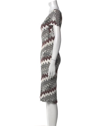 Missoni Tie-Dye Print Midi Length Dress
