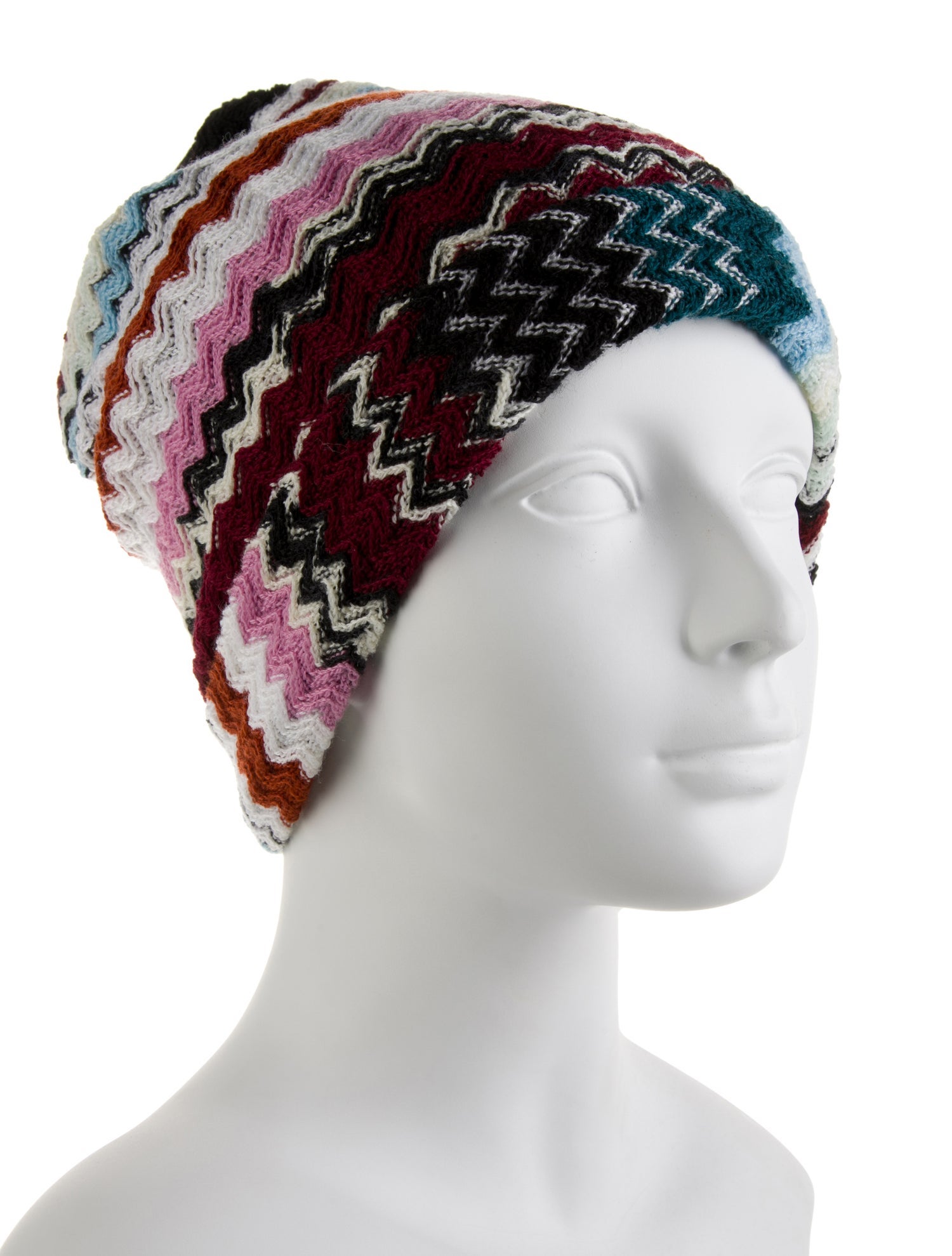 Missoni pattern wool beanie