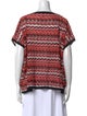 Missoni Striped Bateau Neckline Top