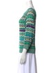 M Missoni Striped Bateau Neckline Sweatshirt