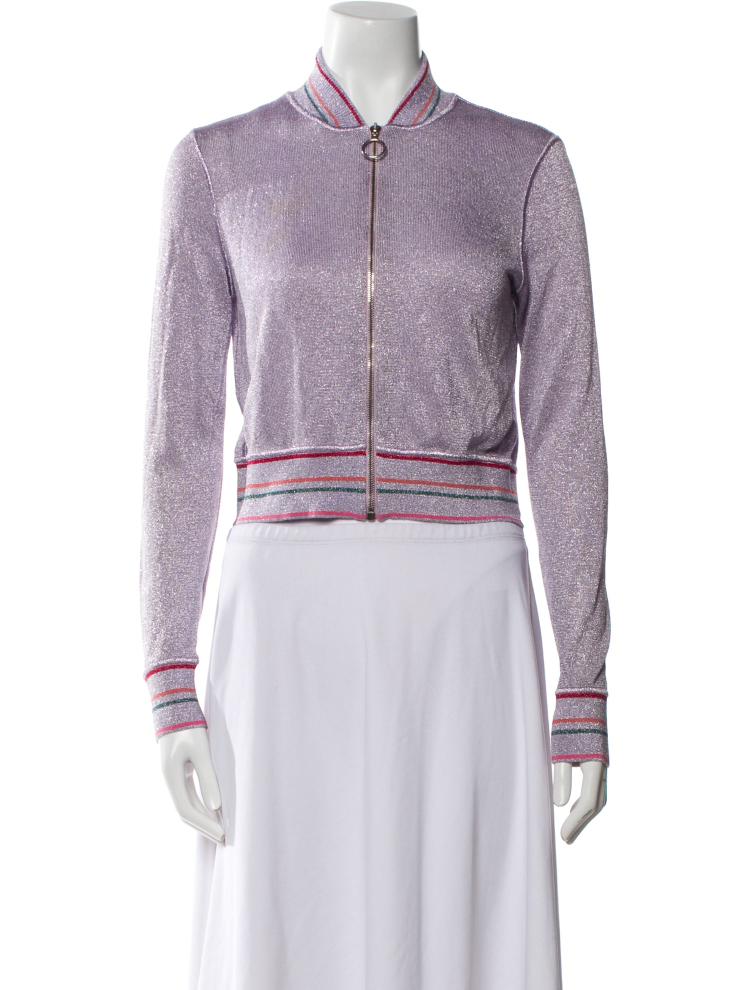 Missoni Vintage Striped Bomber Jacket