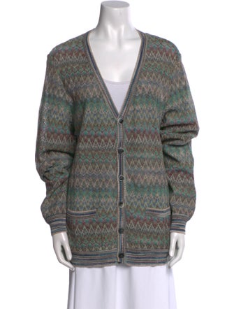 Missoni Striped V-Neck Sweater