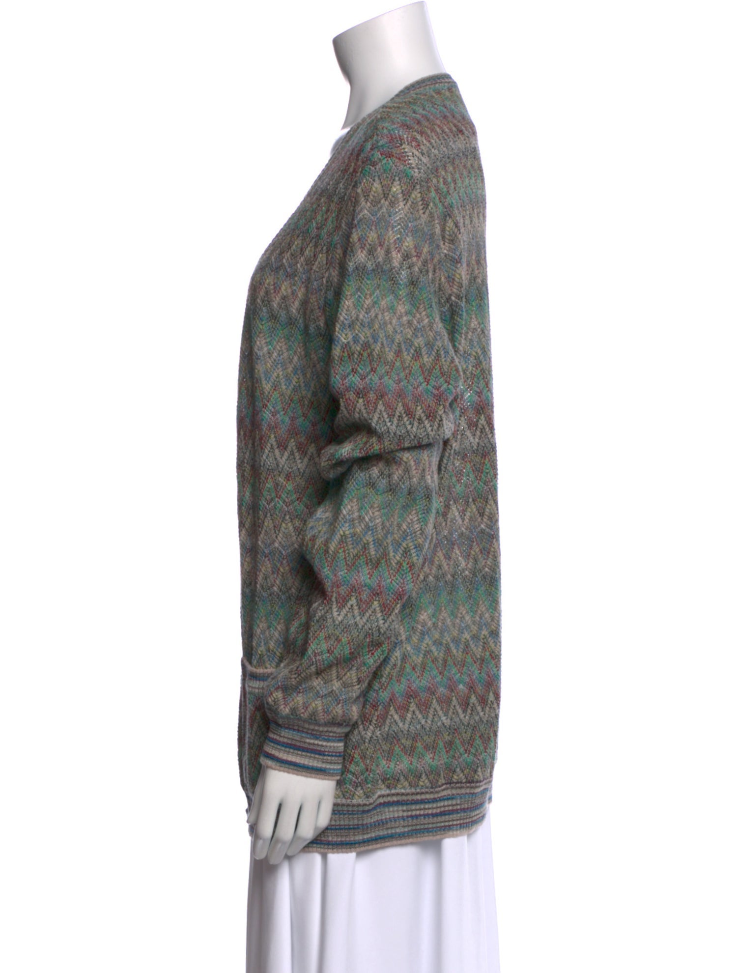 Missoni Striped V-Neck Sweater