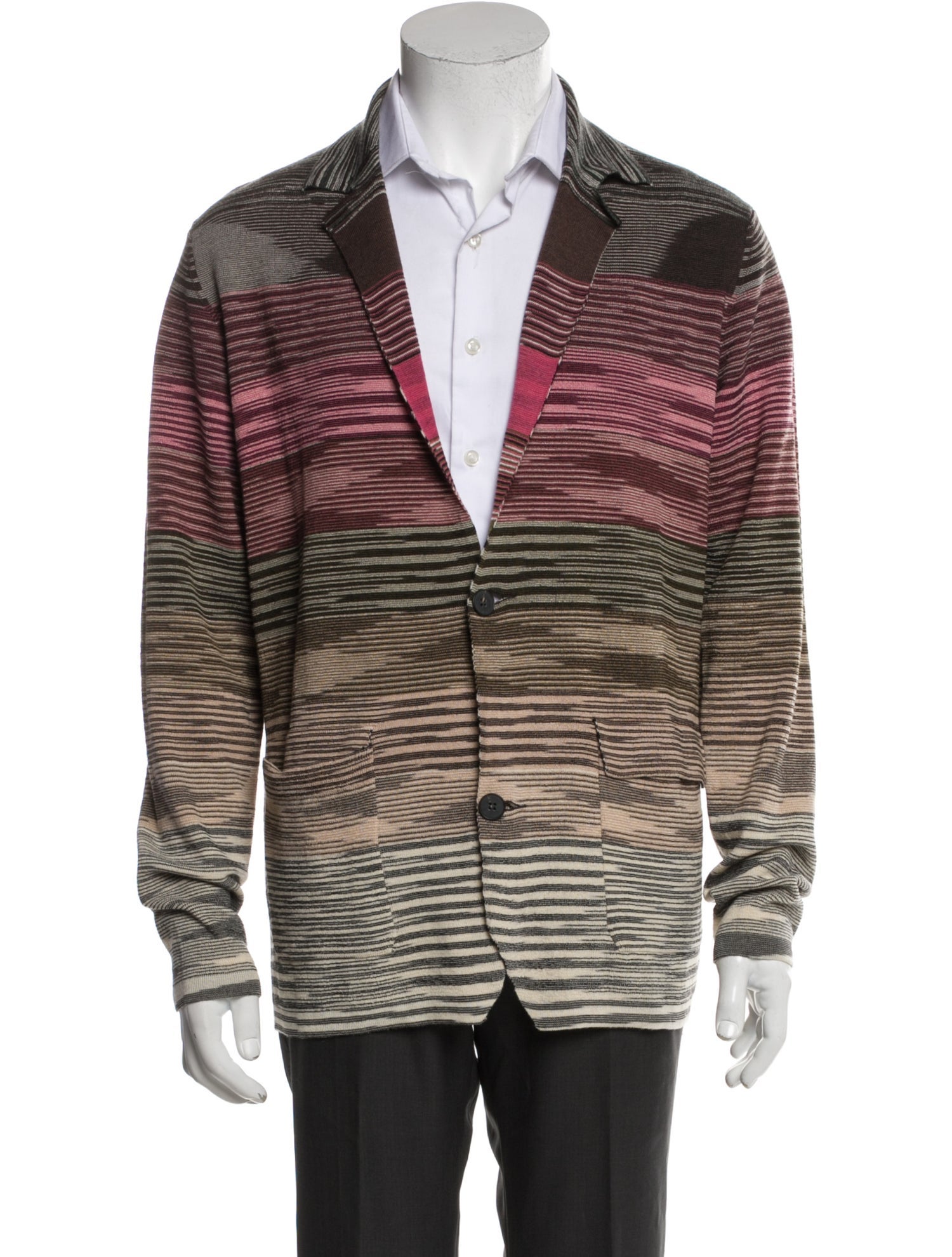 Missoni Wool Striped Cardigan