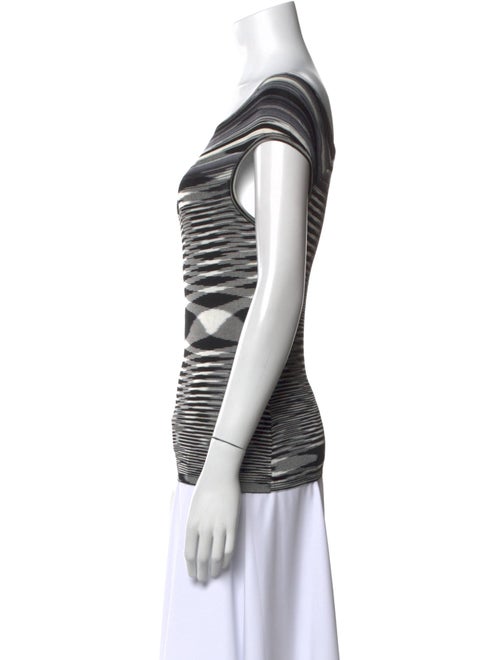 Missoni Striped Bateau Neckline Top