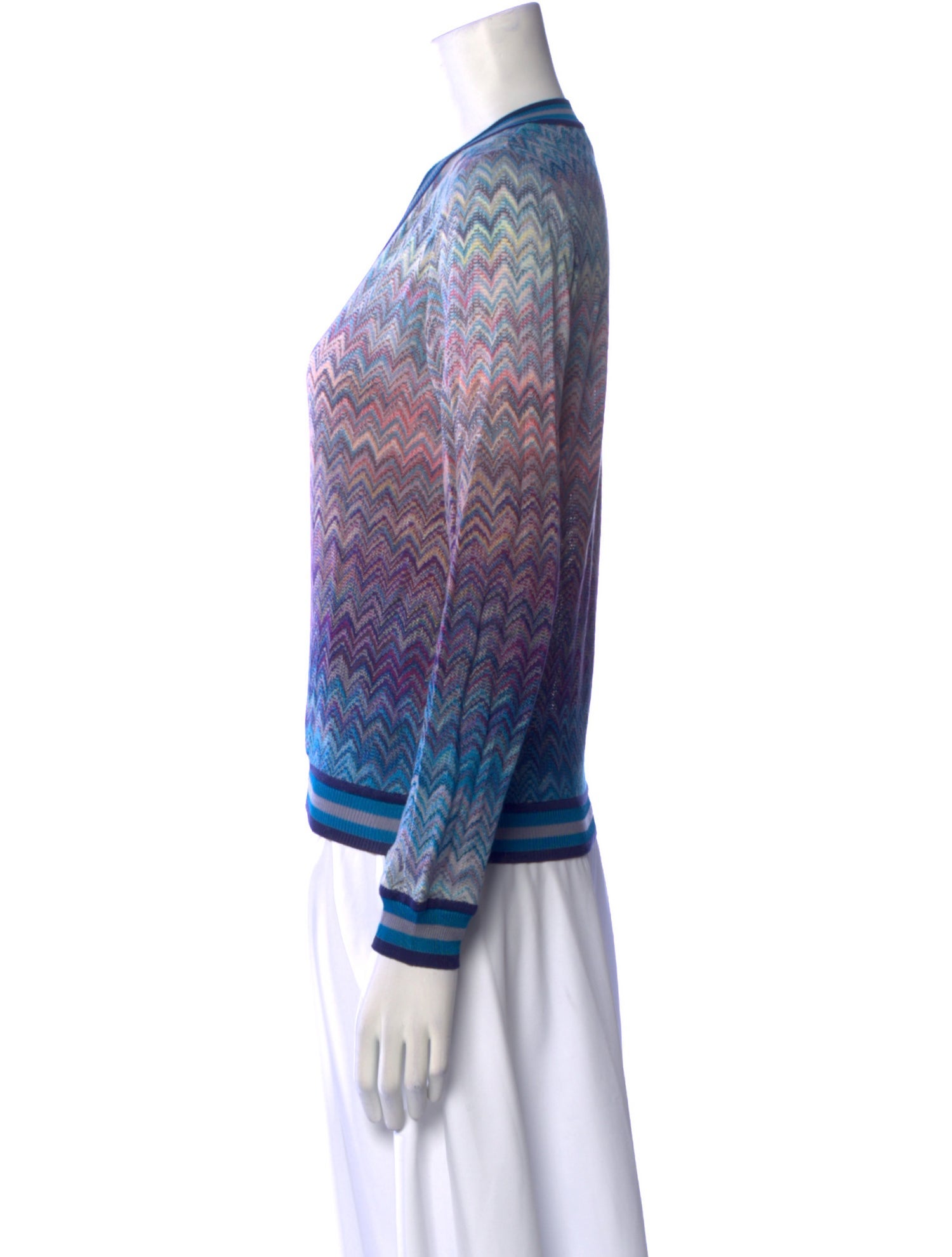 Missoni Printed V-Neck Sweater