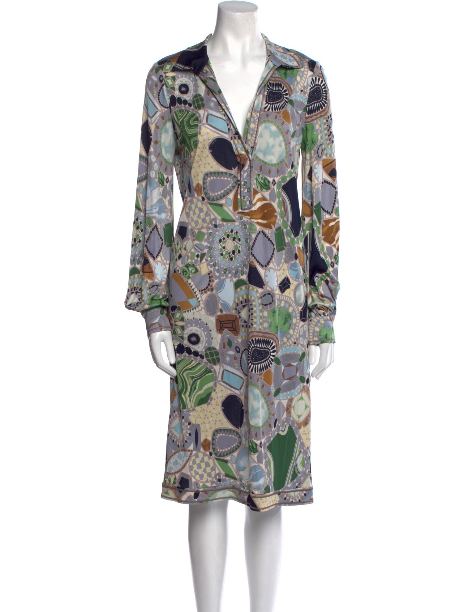 Missoni Printed Knee-Length Dress