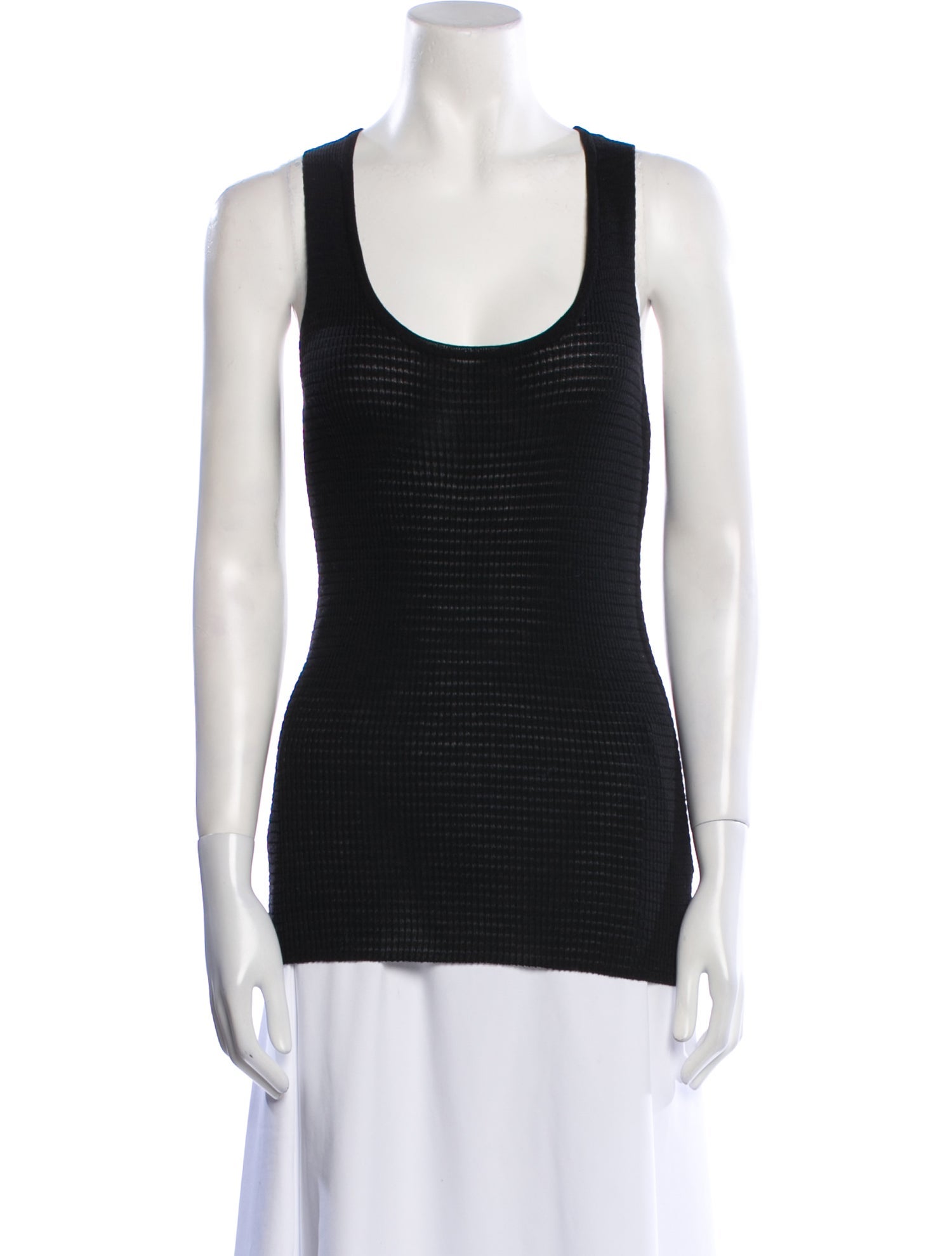 M Missoni Scoop Neck Sleeveless Top