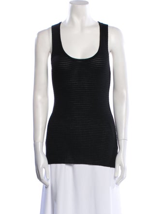 M Missoni Scoop Neck Sleeveless Top