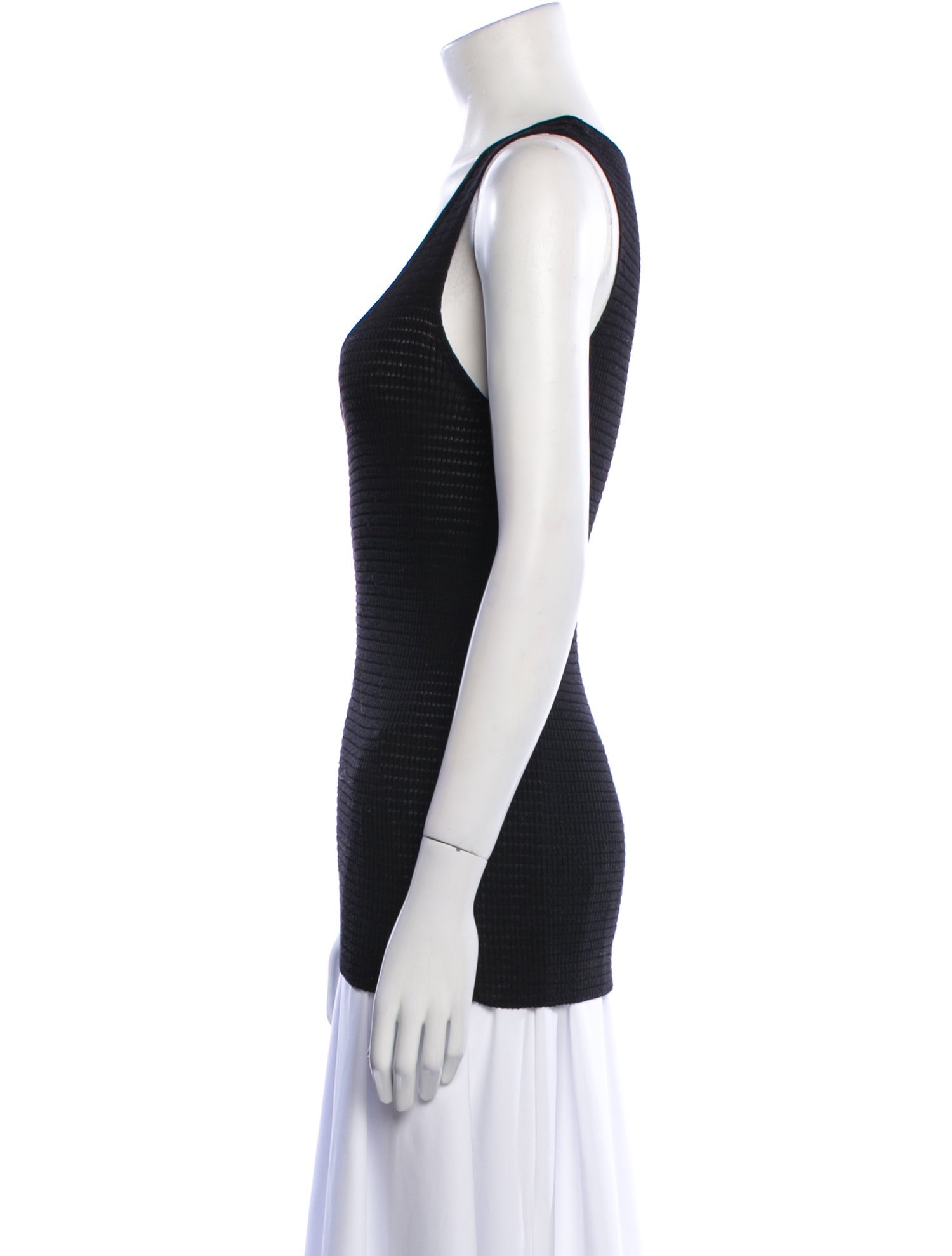 M Missoni Scoop Neck Sleeveless Top