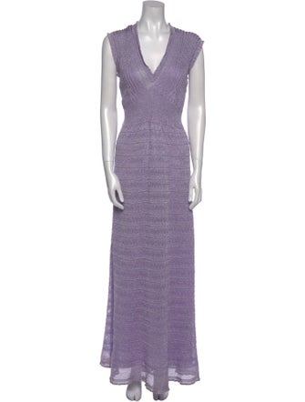 Missoni V-Neck Long Dress