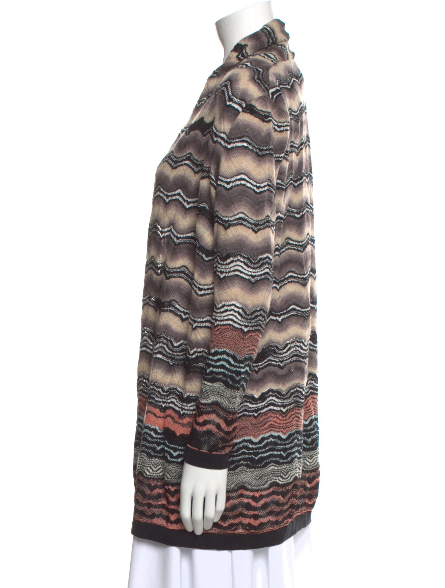 Missoni Striped Open Front Sweater