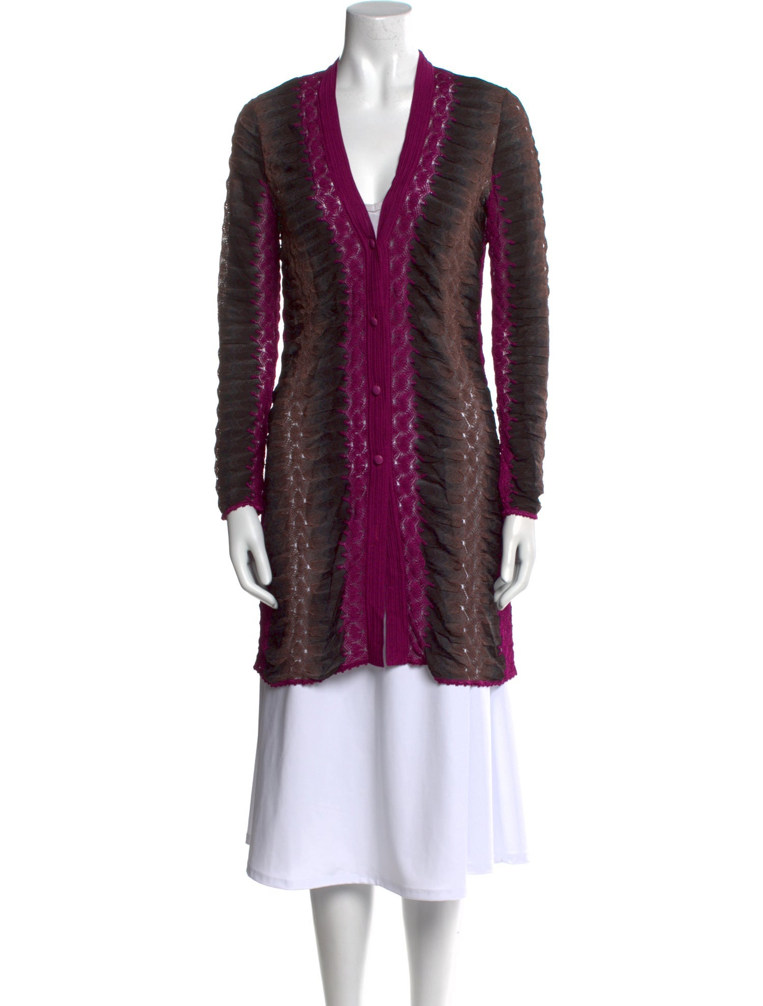 Missoni Striped V-Neck Sweater