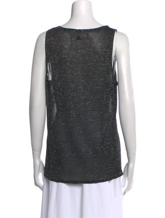 Missoni Scoop Neck Sleeveless Top