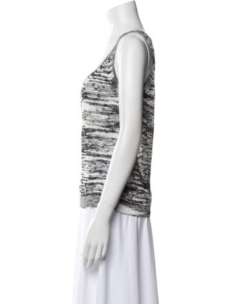 Missoni Striped Scoop Neck Top