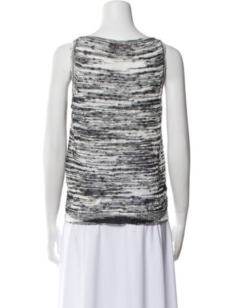 Missoni Striped Scoop Neck Top