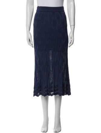 Missoni Lace Pattern Midi Length Skirt