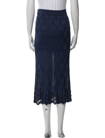 Missoni Lace Pattern Midi Length Skirt