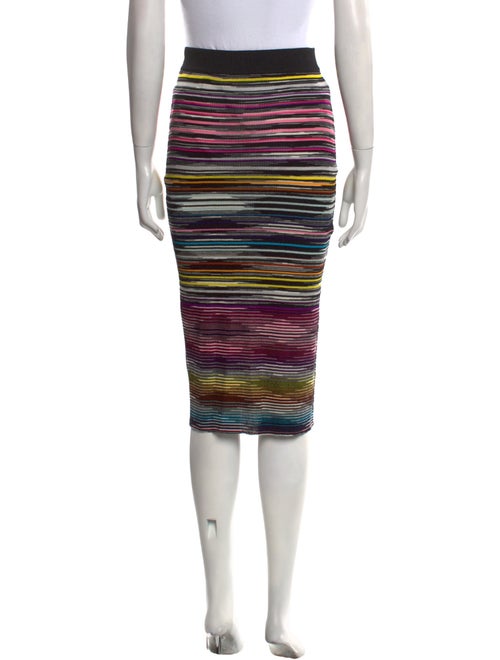 Missoni Striped Knee-Length Skirt