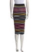 Missoni Striped Knee-Length Skirt
