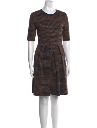 M Missoni Printed Knee-Length Dress