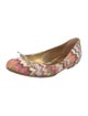 Missoni Striped Glitter Accents Ballet Flats