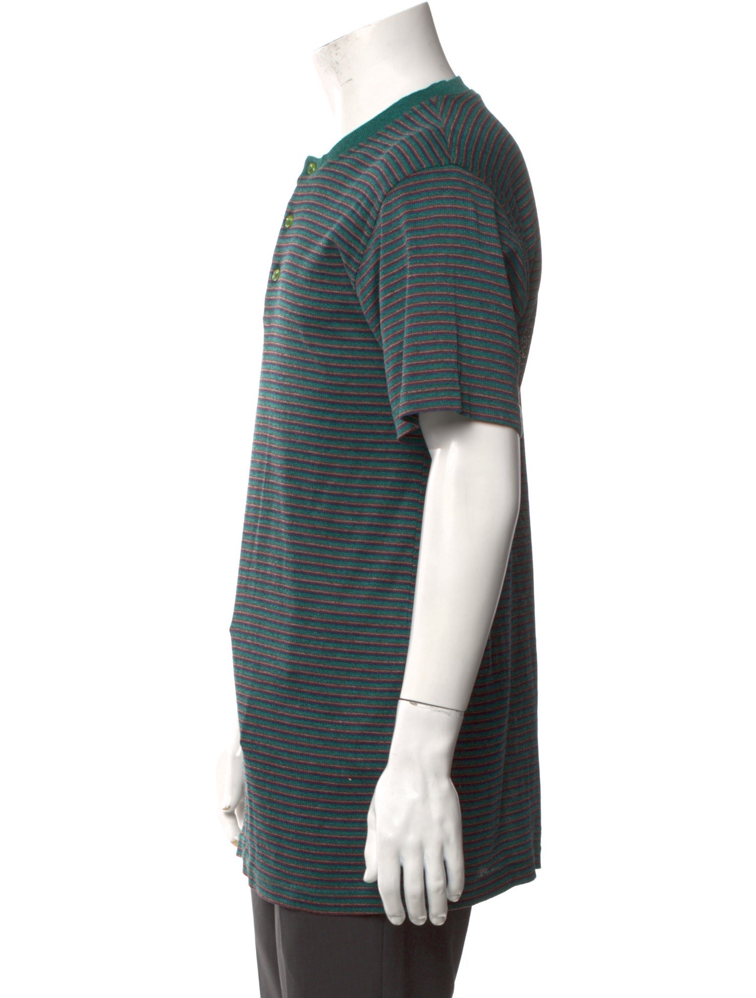 Missoni Striped Crew Neck Henley