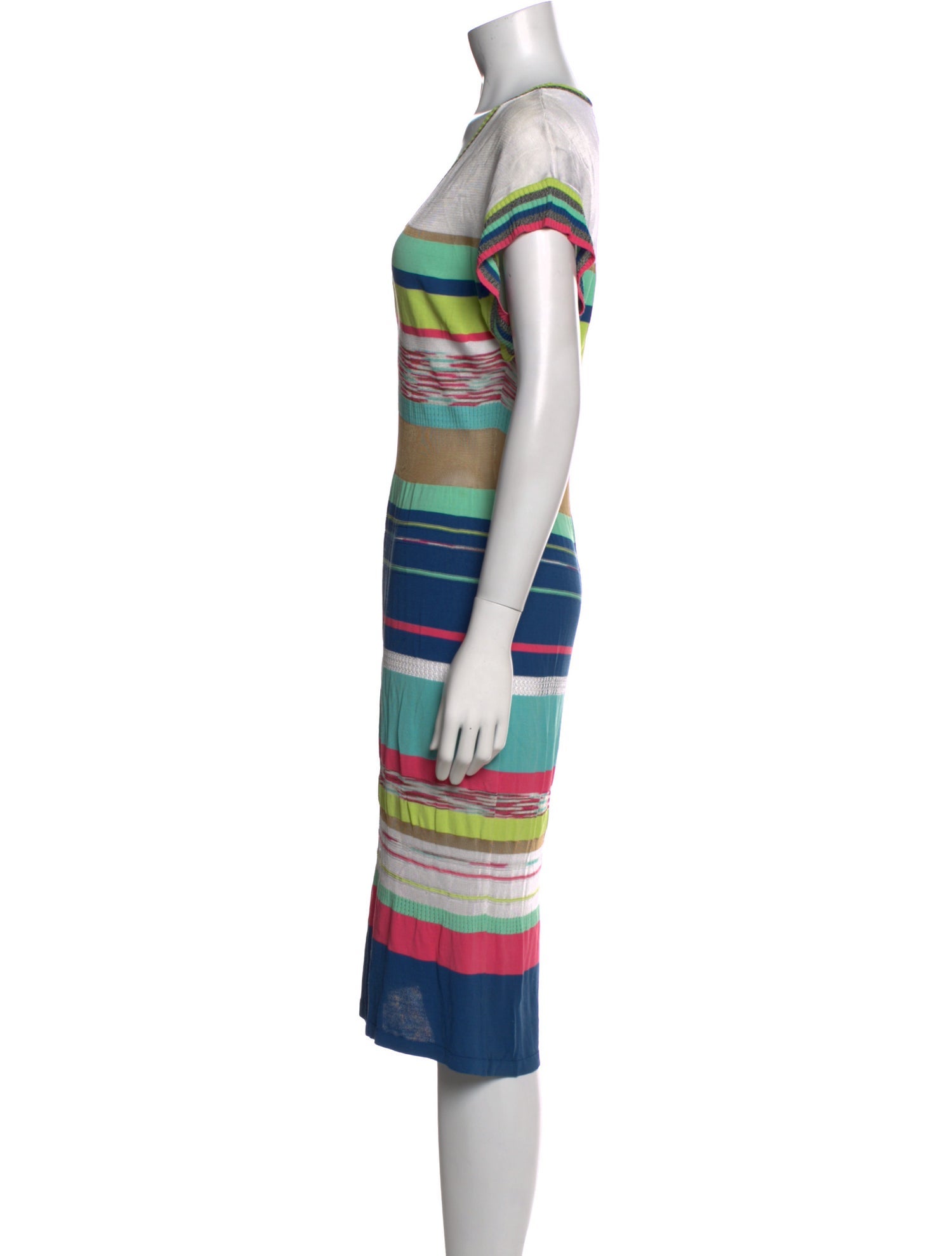 Missoni Striped Midi Length Dress