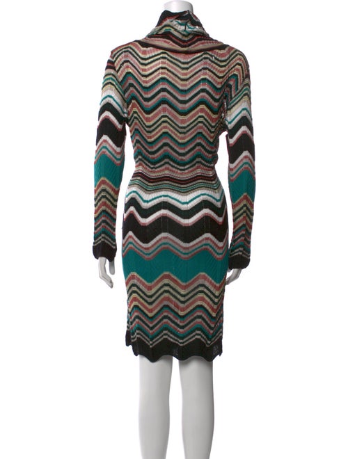 M Missoni Striped Knee-Length Dress