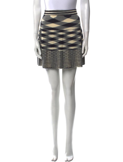 Missoni Plaid Print Mini Skirt