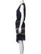 M Missoni Striped Knee-Length Dress