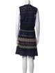 M Missoni Striped Knee-Length Dress