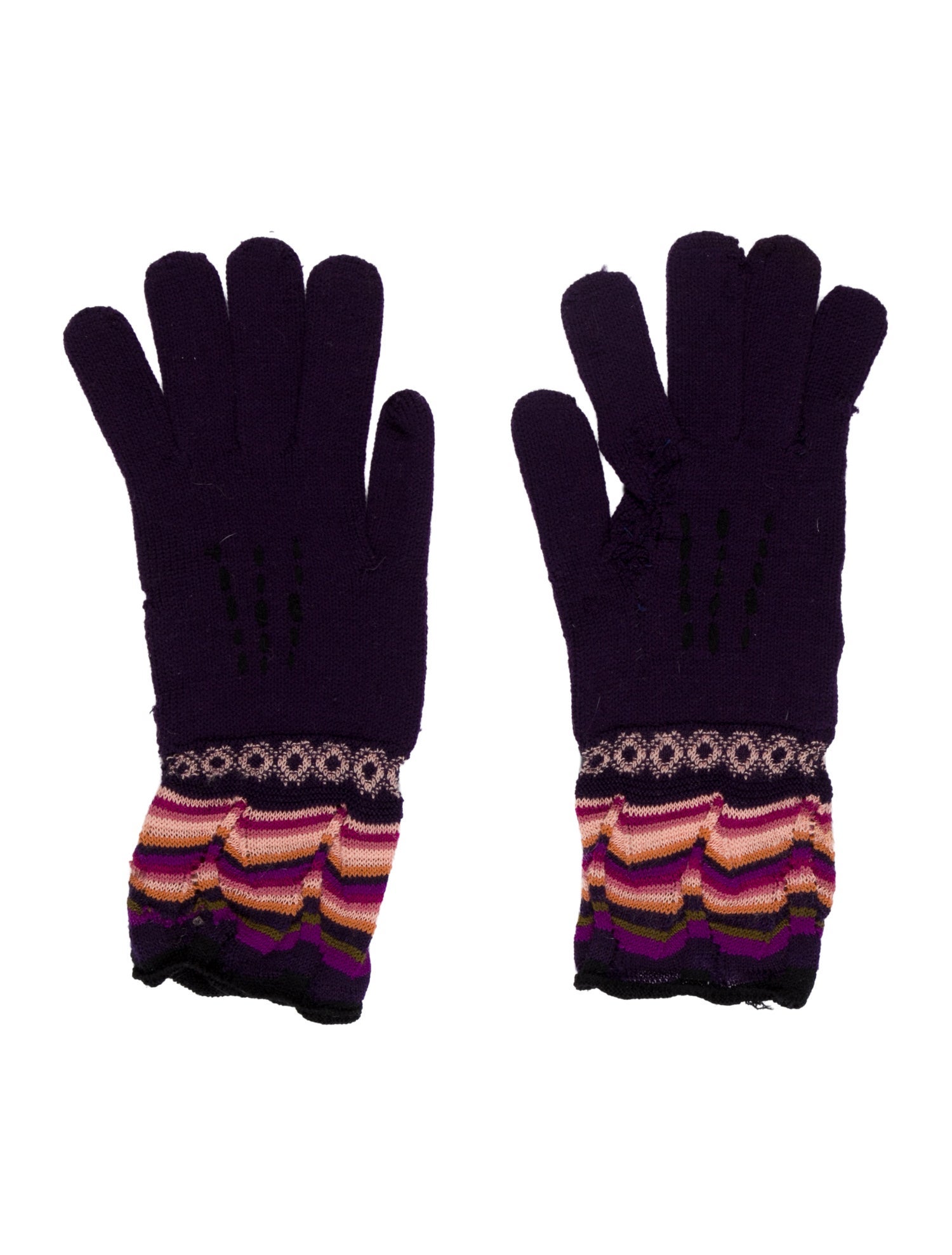 Missoni Wool-Blend Knit Gloves