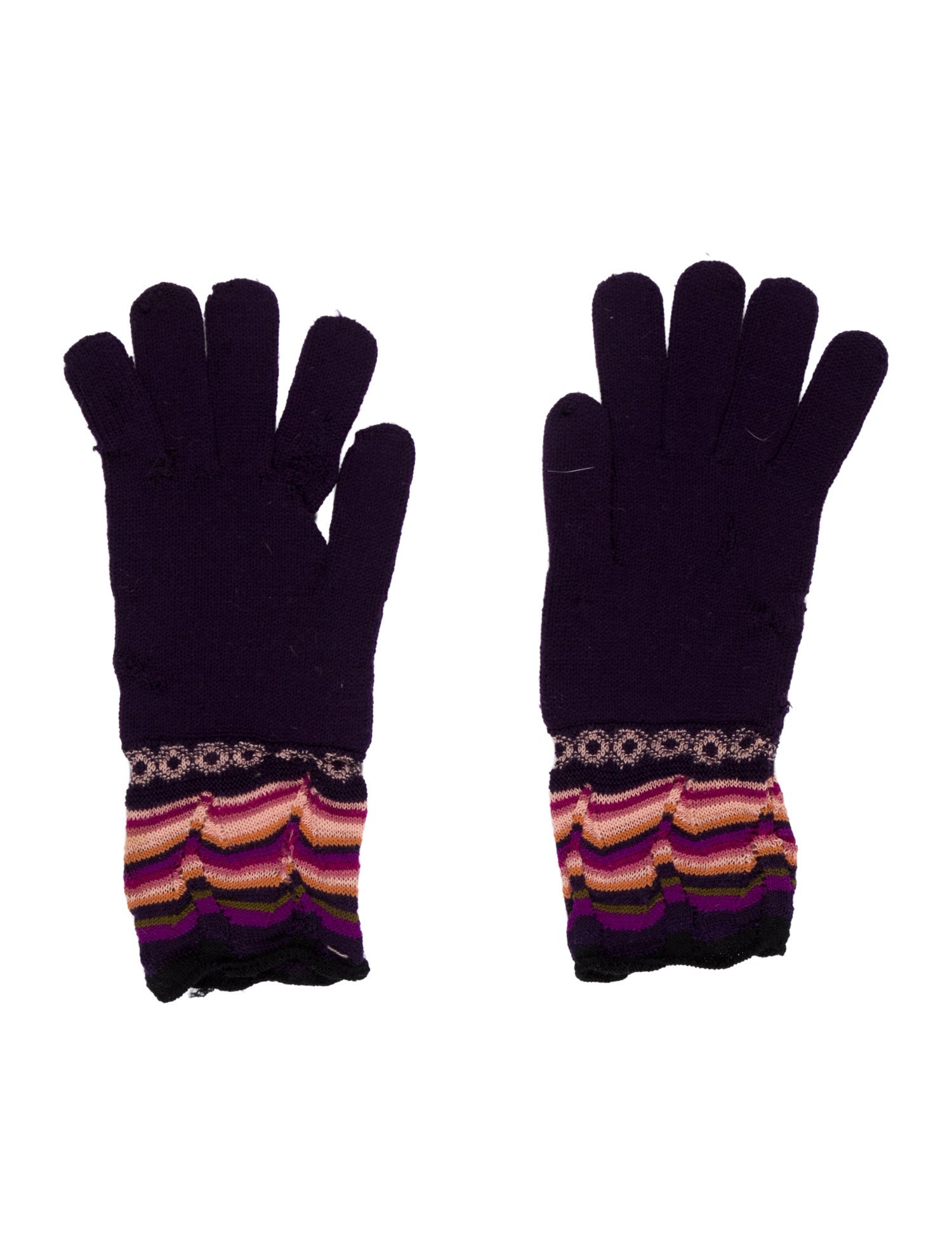 Missoni Wool-Blend Knit Gloves