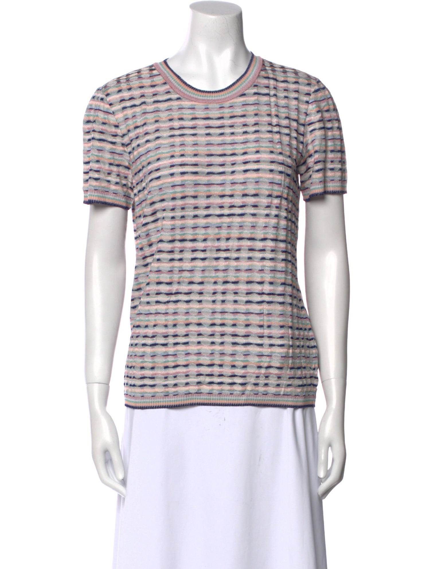 Missoni Striped Crew Neck Sweater