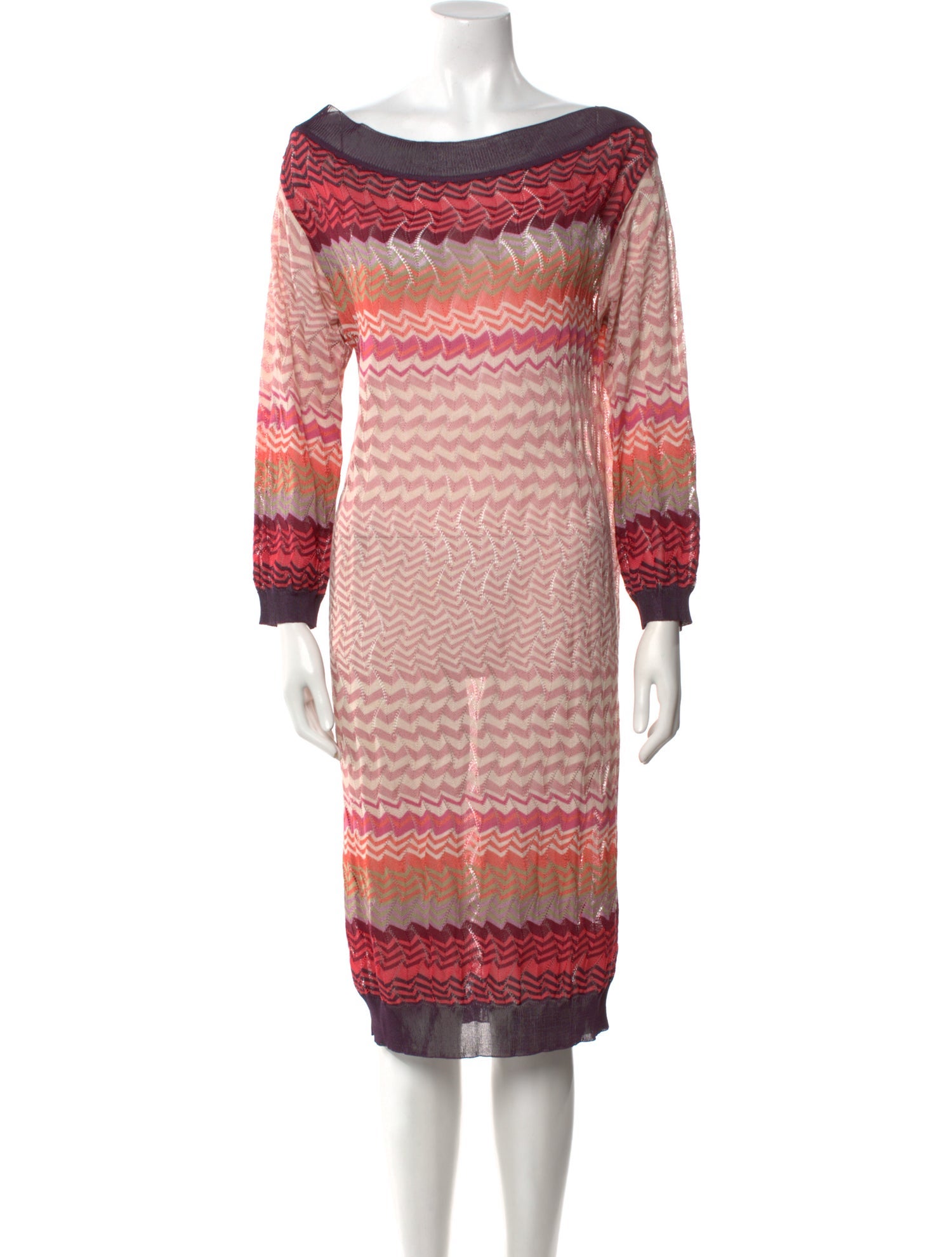 Missoni Striped Knee-Length Dress