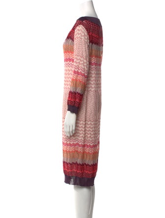 Missoni Striped Knee-Length Dress