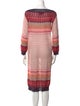 Missoni Striped Knee-Length Dress