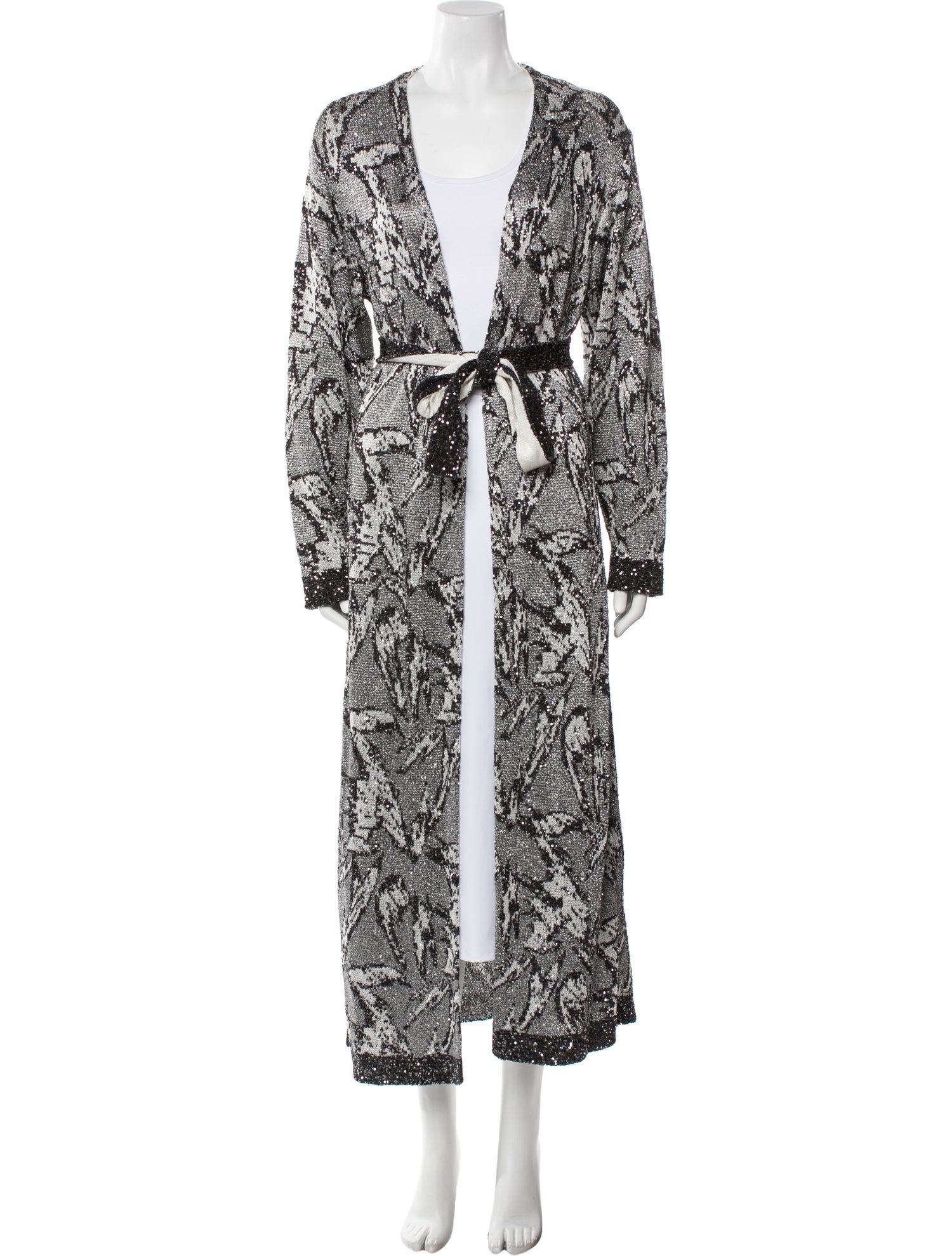 Missoni Animal Print V-Neck Sweater