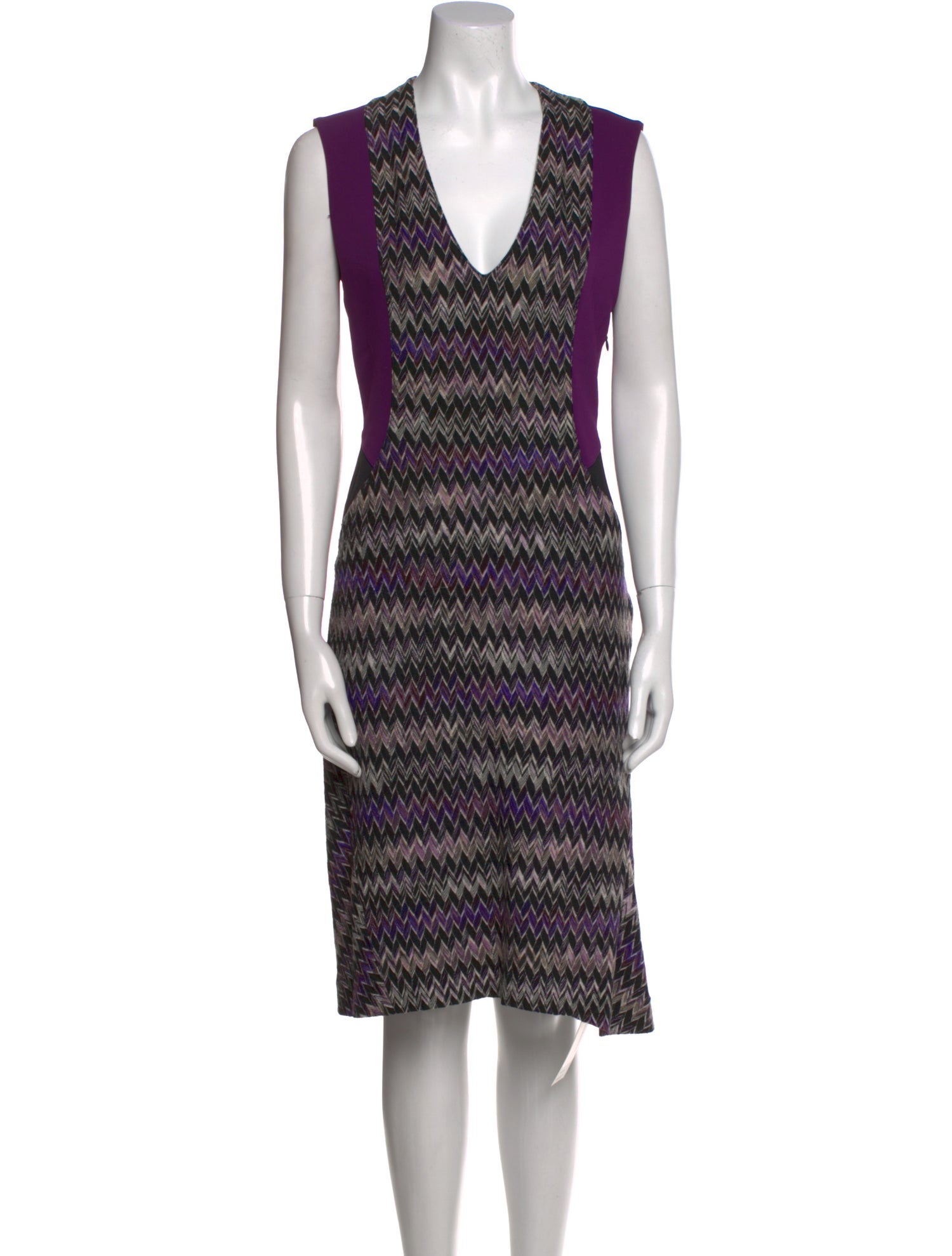 Missoni Striped Knee-Length Dress