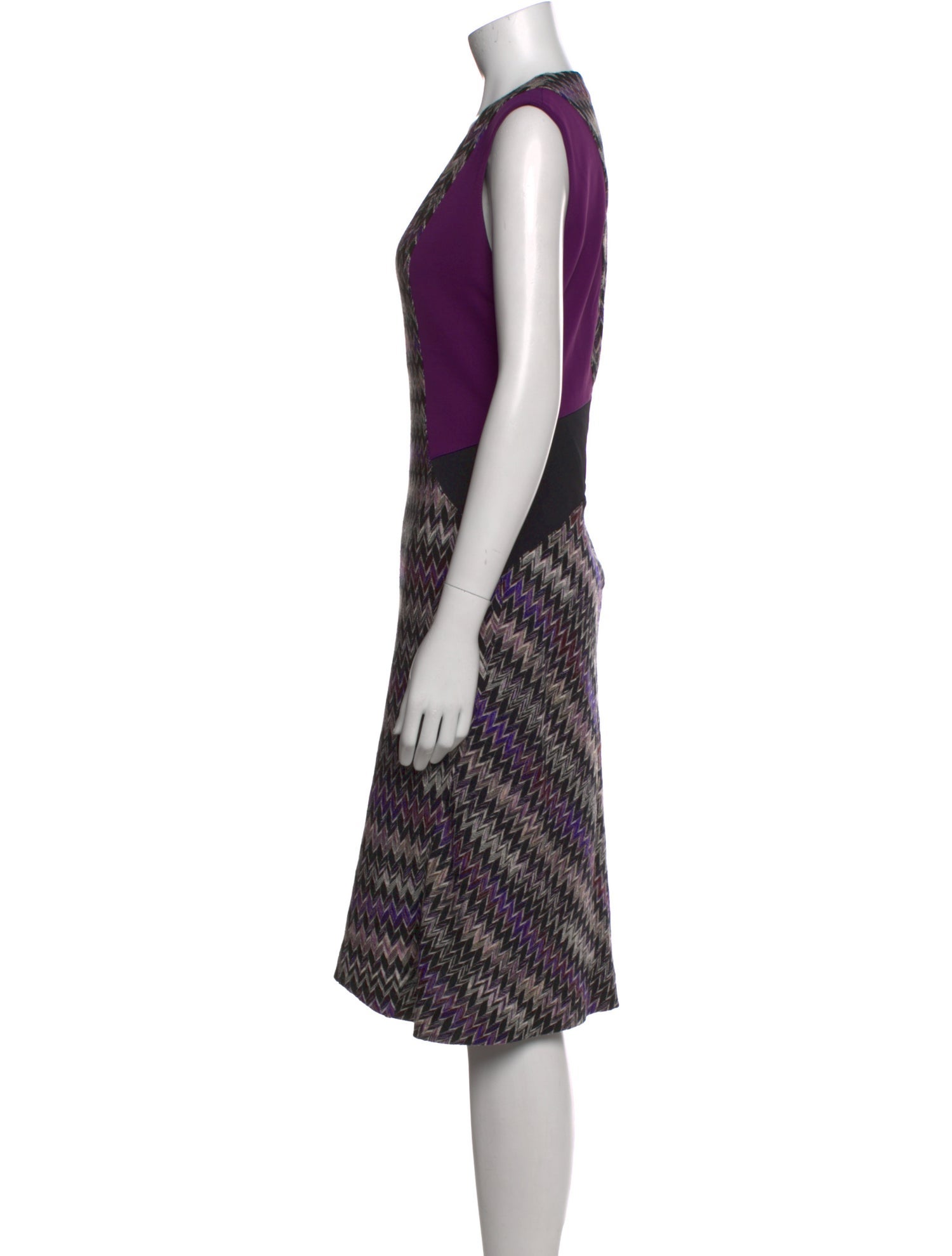 Missoni Striped Knee-Length Dress