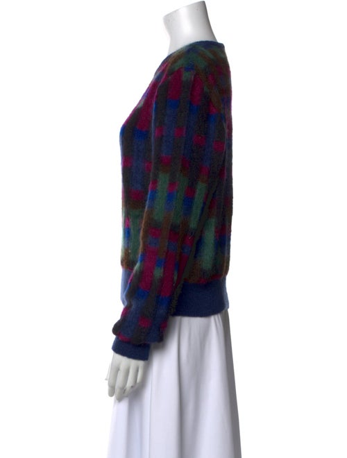 Missoni Plaid Print Crew Neck Sweatshirt