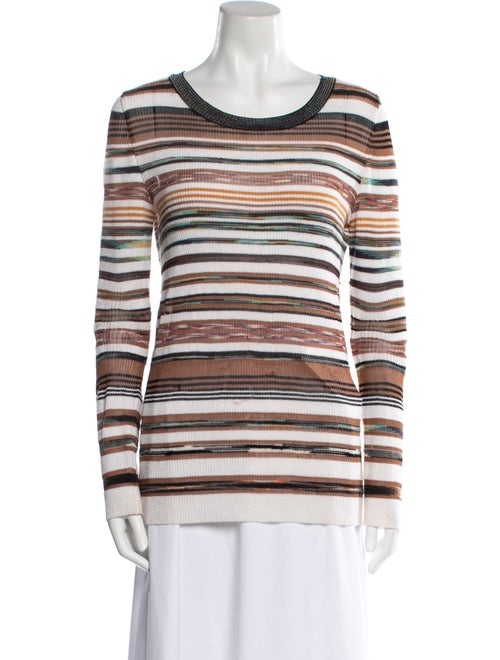 Missoni Striped Scoop Neck Sweater