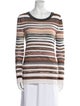 Missoni Striped Scoop Neck Sweater