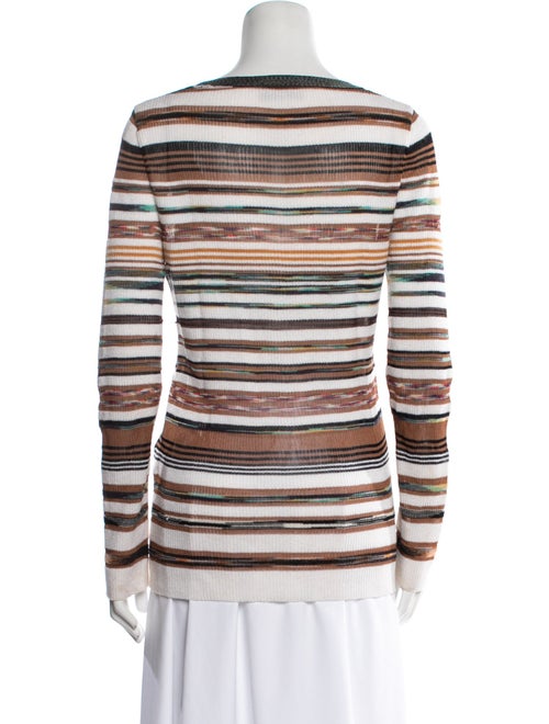Missoni Striped Scoop Neck Sweater